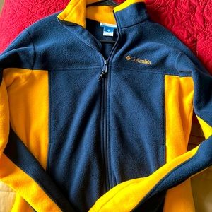 Columbia Fleece Jacket (University of Michigan colors)